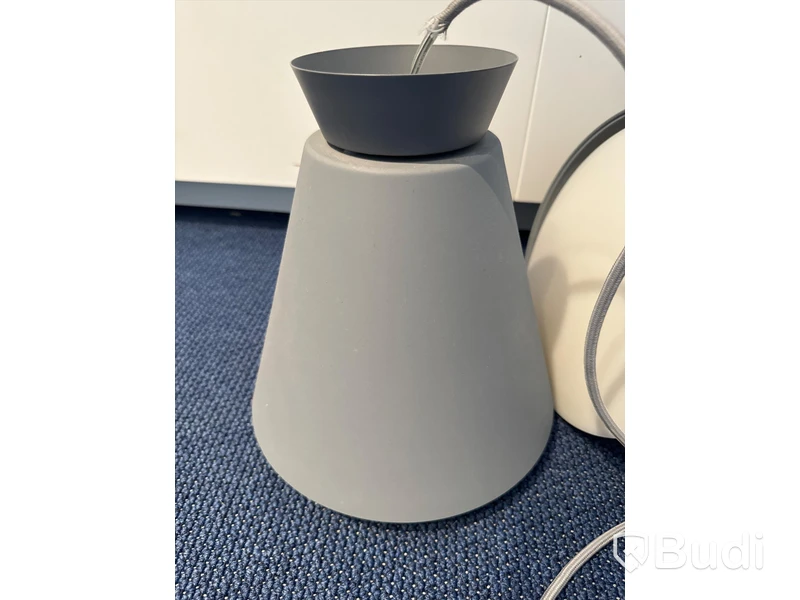 Taklampor, 2 st - Wrong For Hay Sinker Pendant, grå plast