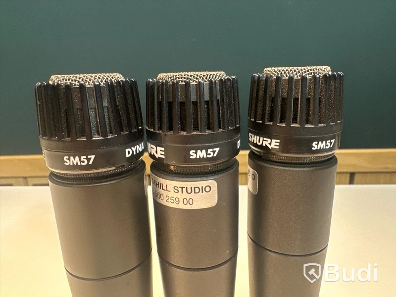 3 st. Mikrofoner - Shure SM57