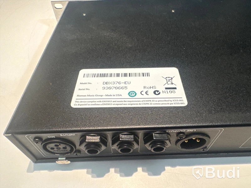 Tube Channel Strip - dbx 376