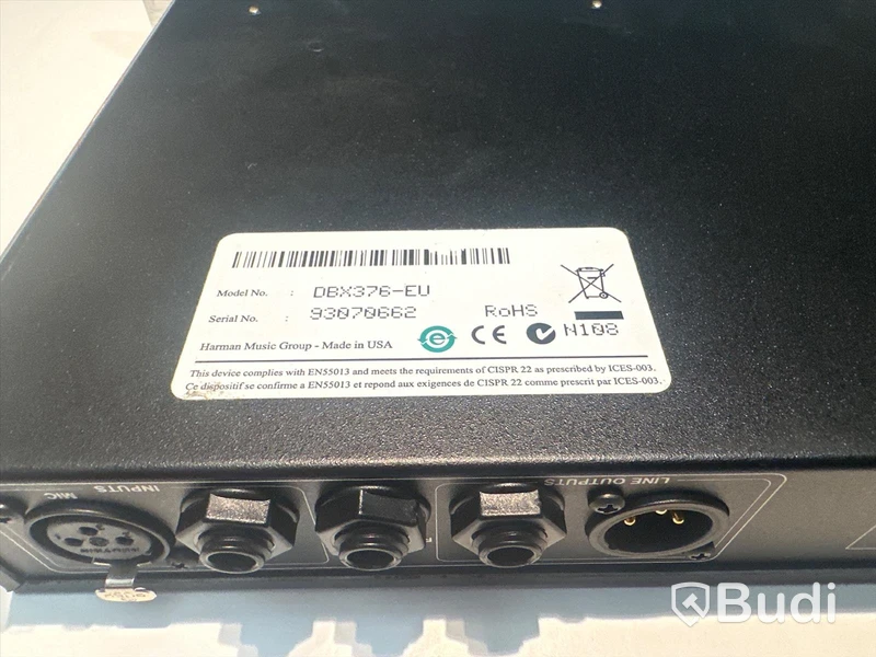 Tube Channel Strip - dbx 376