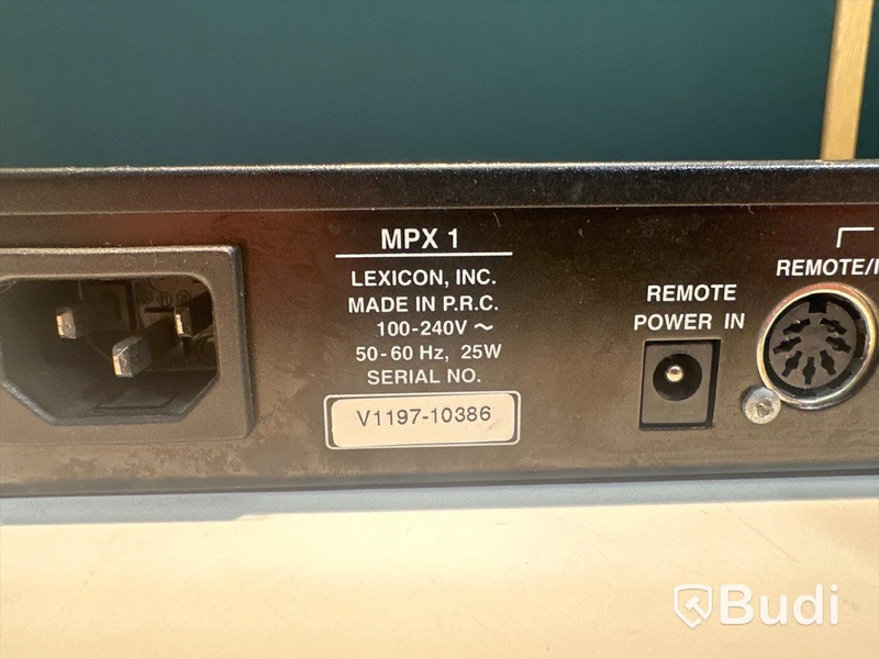 Reverb - Lexicon MPX 1