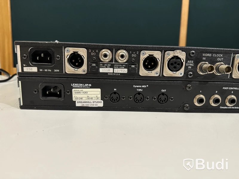 2 st. effekter - Lexicon LXP-15 samt Lexicon 20/20 AD