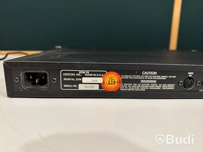 Reverb - Lexicon PCM70