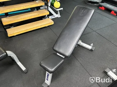 Tre bänkar och en bicepcurlbänk