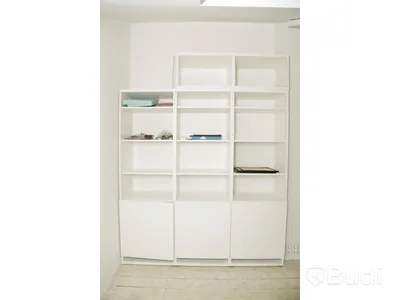 6 sektioner bokhylla