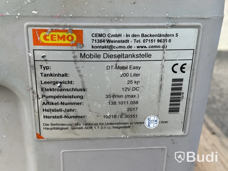 Tank Gemo DT-mobil Easy 200 L -2017