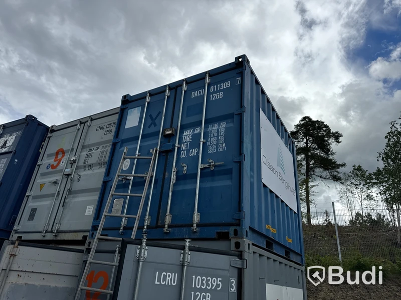 Container 10 fot, isolerad