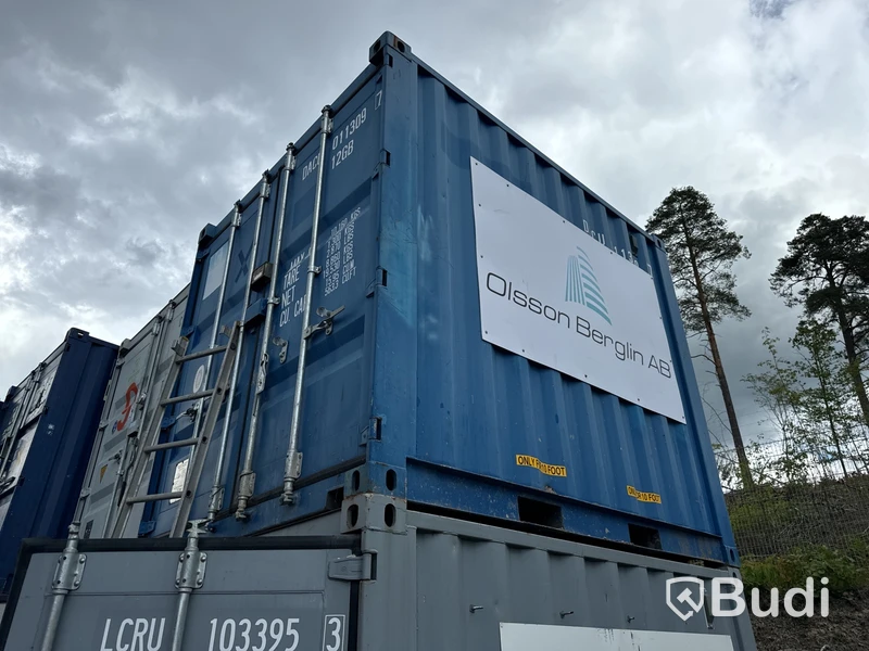 Container 10 fot, isolerad