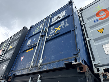 Container 10 fot, isolerad med inredning