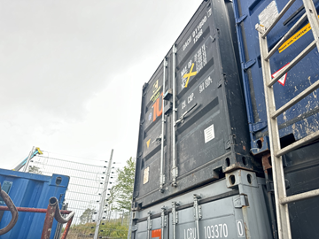 Container 10 fot, isolerad