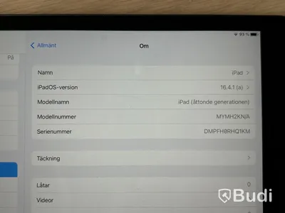 Surfplatta Apple iPad 8th gen 32 GB