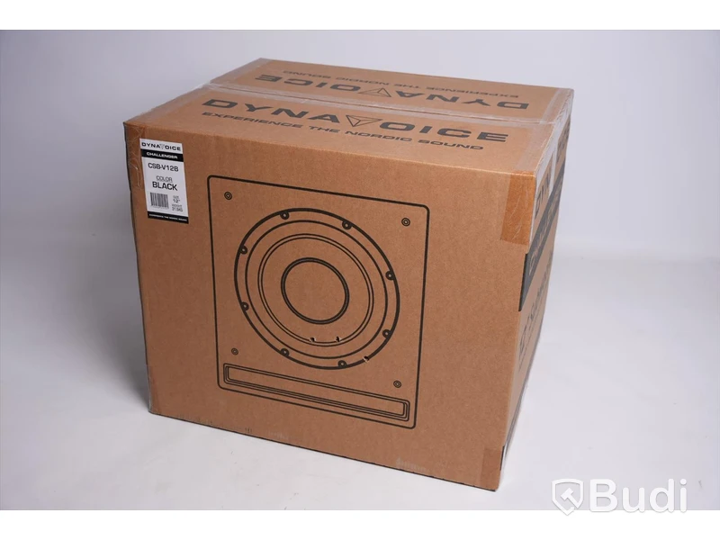 Subwoofer - Dynavoice Definition CSB-V12B Black. Ny, Obruten förpackning.