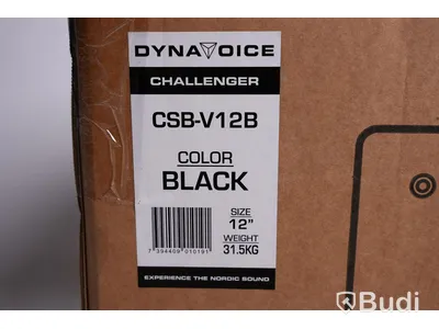 Subwoofer - Dynavoice Definition CSB-V12B Black. Ny, Obruten förpackning.