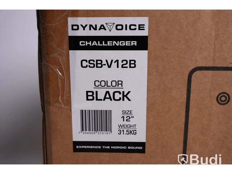 Subwoofer - Dynavoice Definition CSB-V12B Black. Ny, Obruten förpackning.