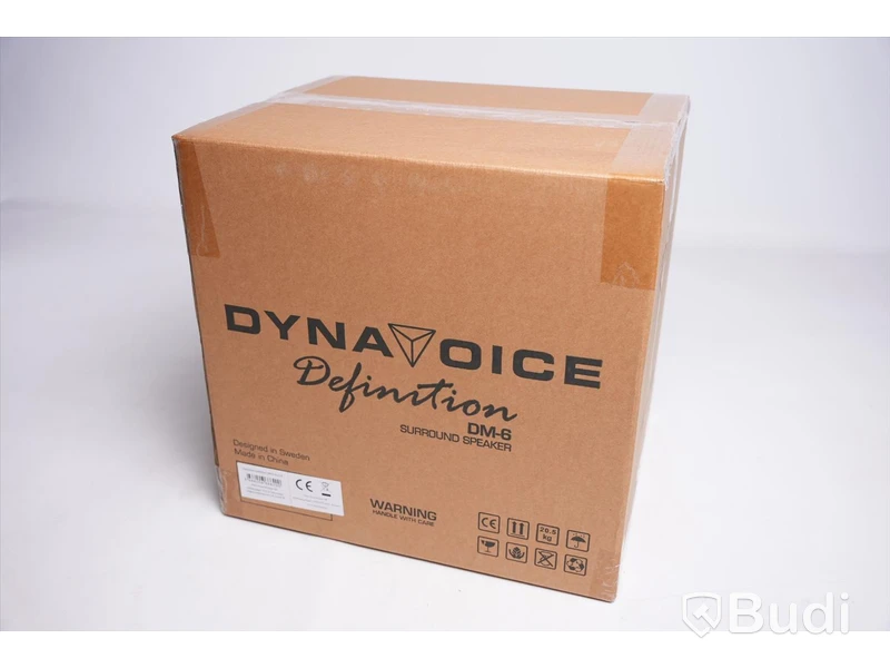 Högtalare 1st - Dynavoice Definition DM6 Black. Ny, Obruten förpackning.