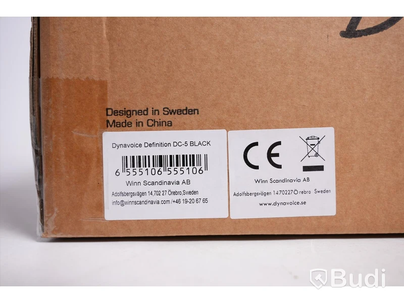 Centerhögtalare - Dynavoice Definition DM6 Black. Ny, Obruten förpackning.