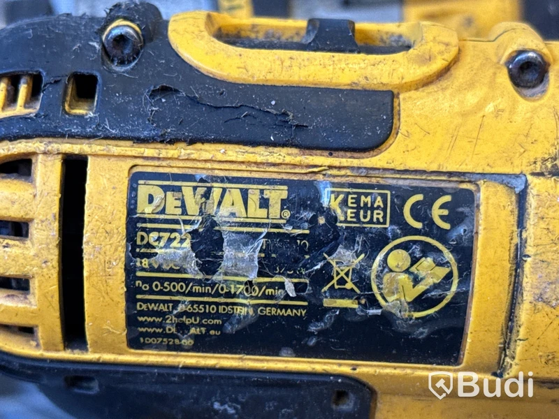 6 st batterimaskiner Dewalt