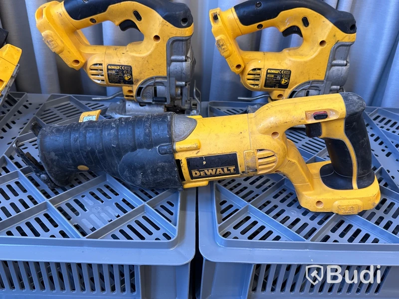 6 st batterimaskiner Dewalt