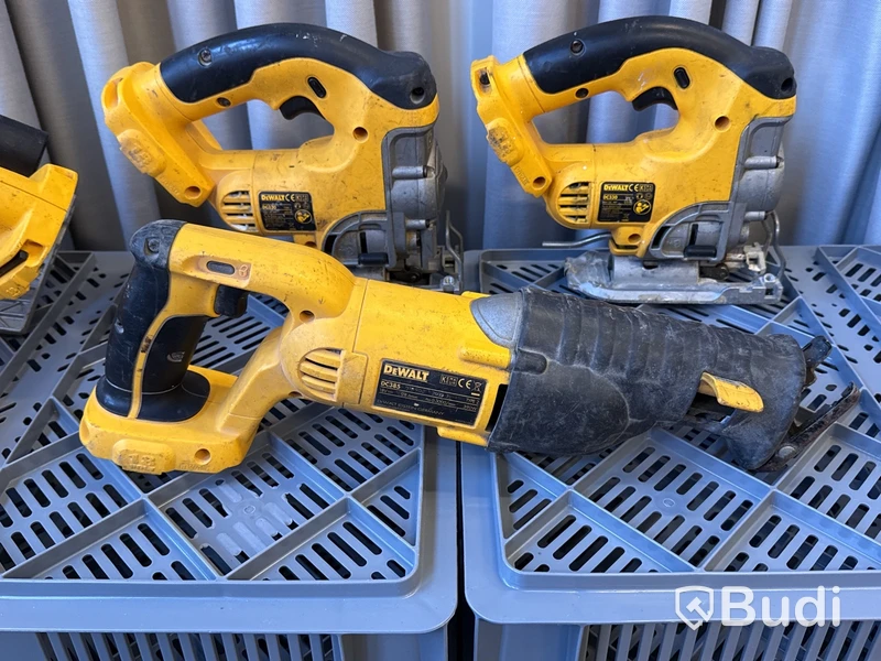 6 st batterimaskiner Dewalt