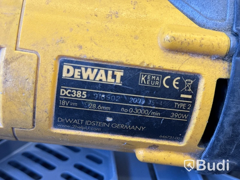 6 st batterimaskiner Dewalt