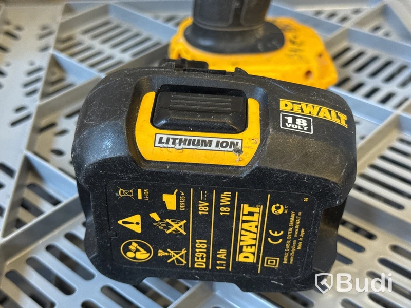 6 st batterimaskiner Dewalt