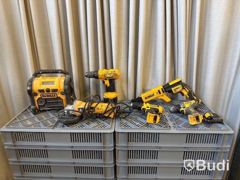 6 st elhandmaskiner Dewalt