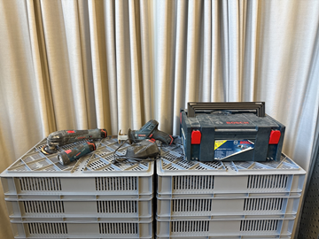 3 st batterimaskiner Bosch