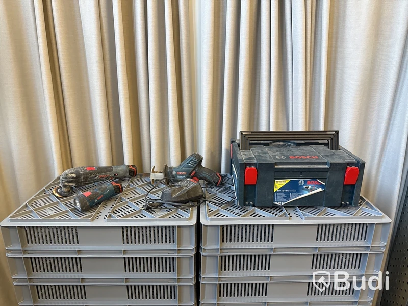 3 st batterimaskiner Bosch
