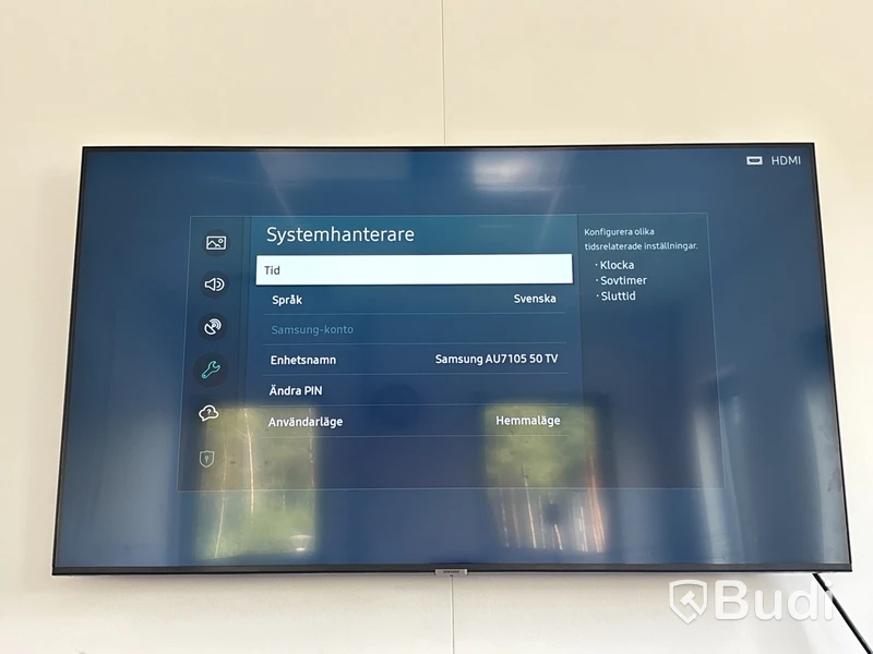 50” Smart-TV Samsung AU7105 50 TV