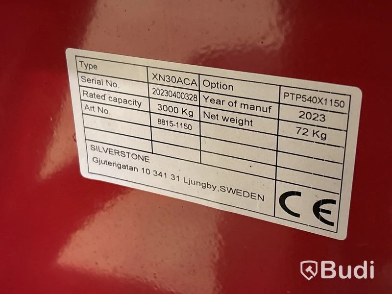 Palldragare Silverstone 3000 kg