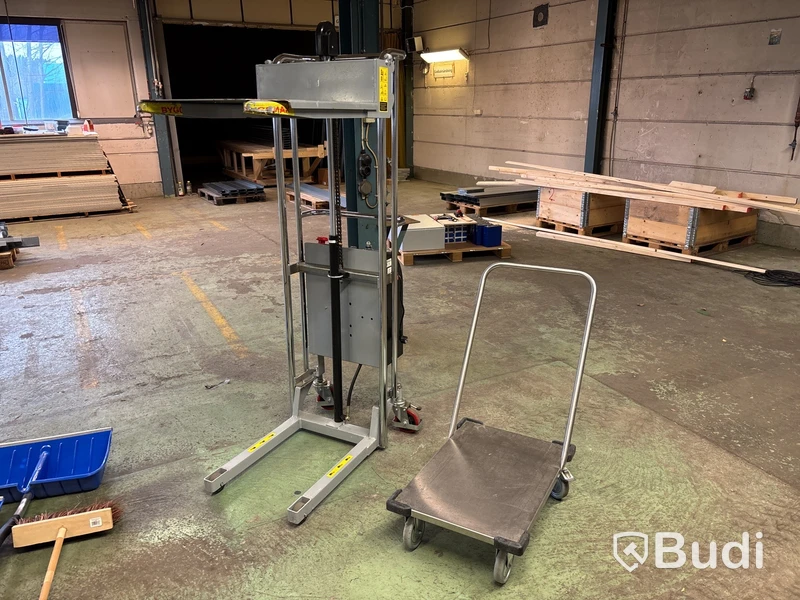 Materiallyft 400 kg och vagn