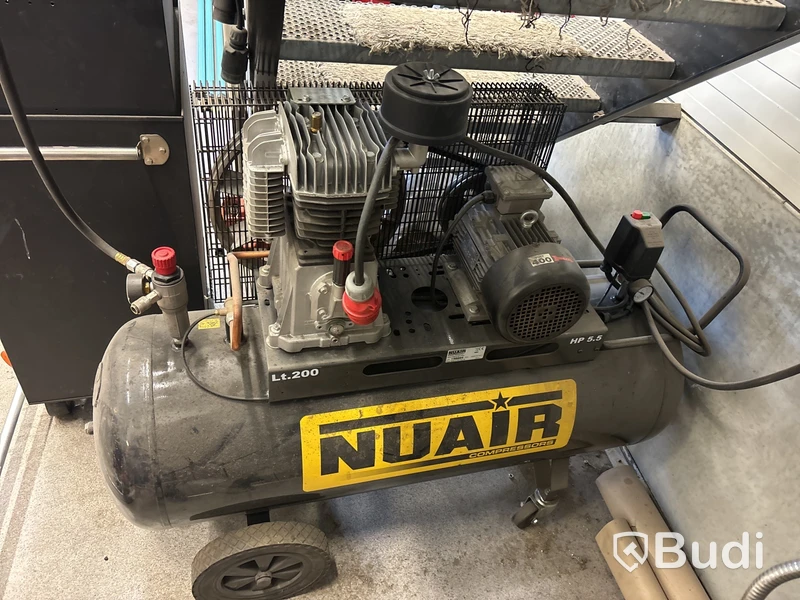 Kompressor Nuair 200 liter med luftvinda