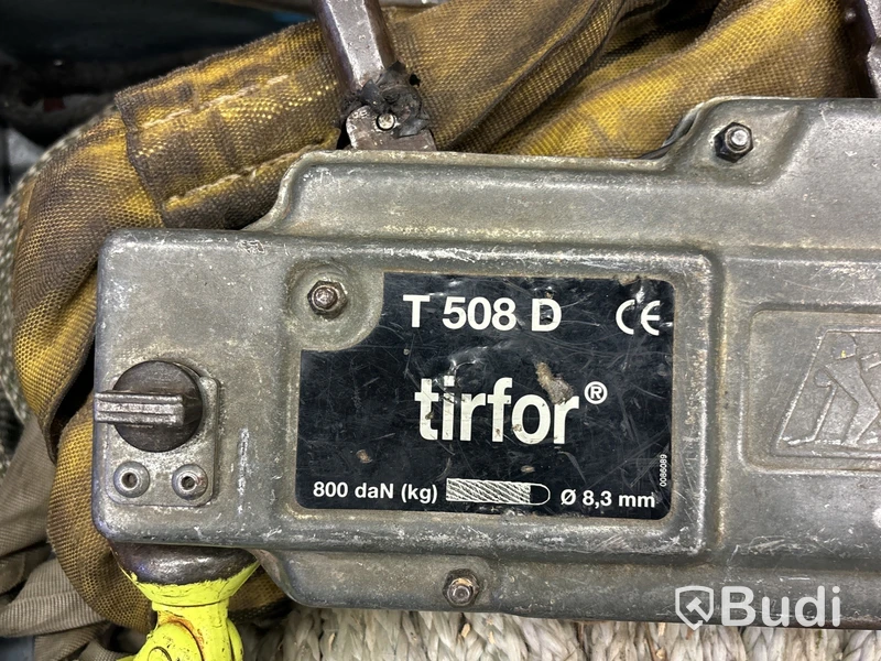 Lintalja Tractel Tirfor T508D med vajerspel & tillbehör