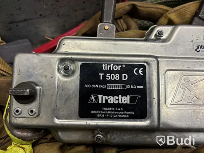 Lintalja Tractel Tirfor T508D med vajerspel & tillbehör