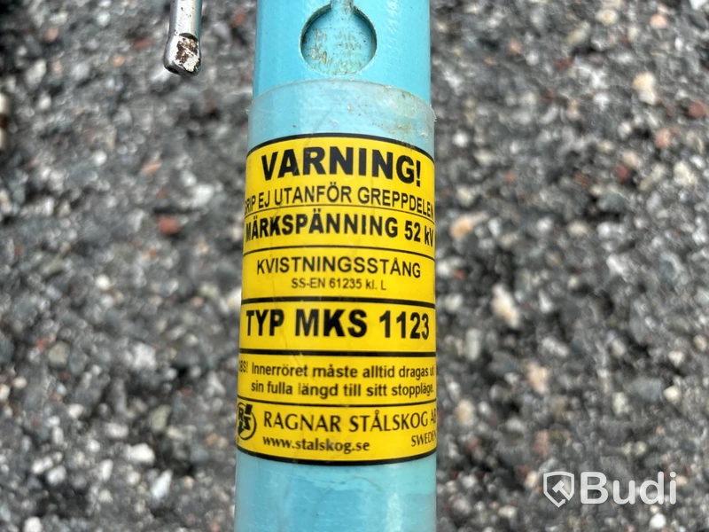 2 st isolerade kvistningsstänger MKS 1123