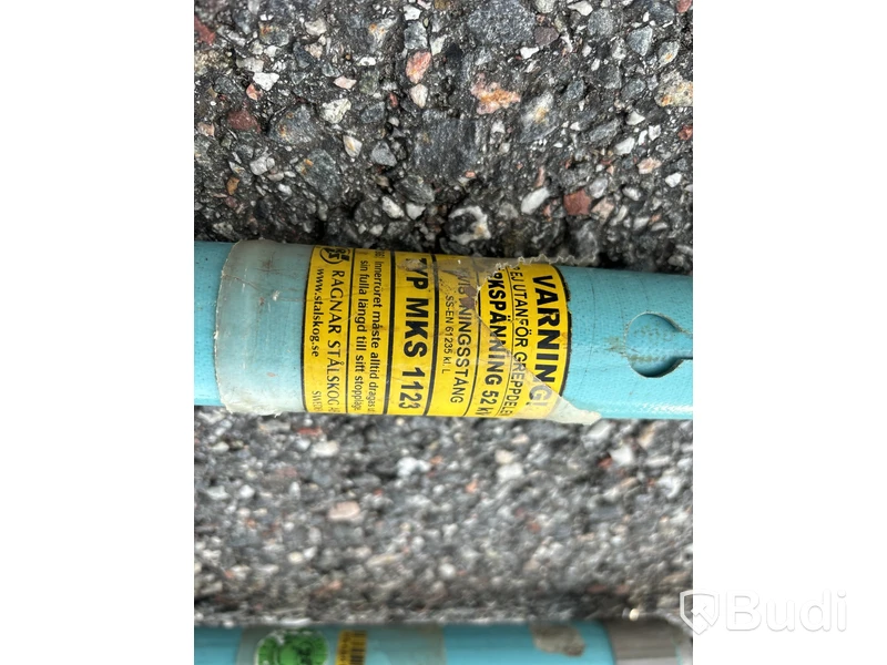 2 st isolerade kvistningsstänger MKS 1123