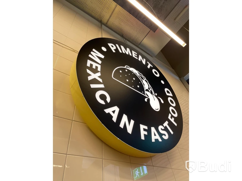 Pimento Ljusskylt väggmonterad
