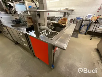 Buffevagn/serveringsvagn med värme