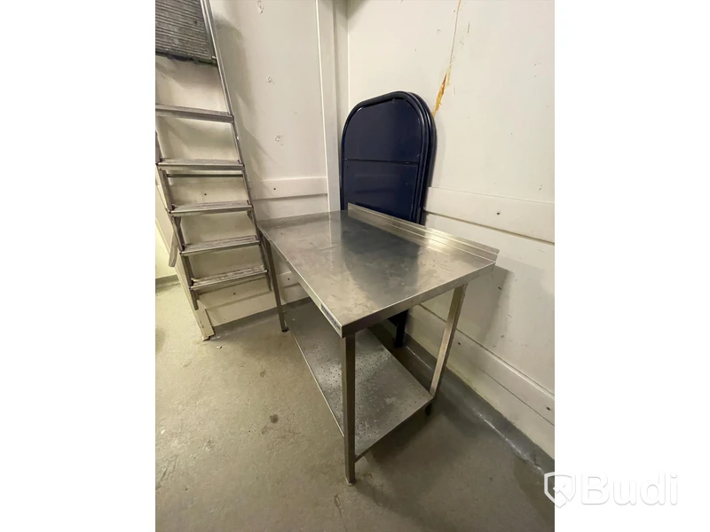 Avlastningsbord i rostfritt stål (Myhrvold)