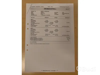 Släp NÄRKO S7ZB11L11 - 2003 | Citytrailer med bakgavellyft