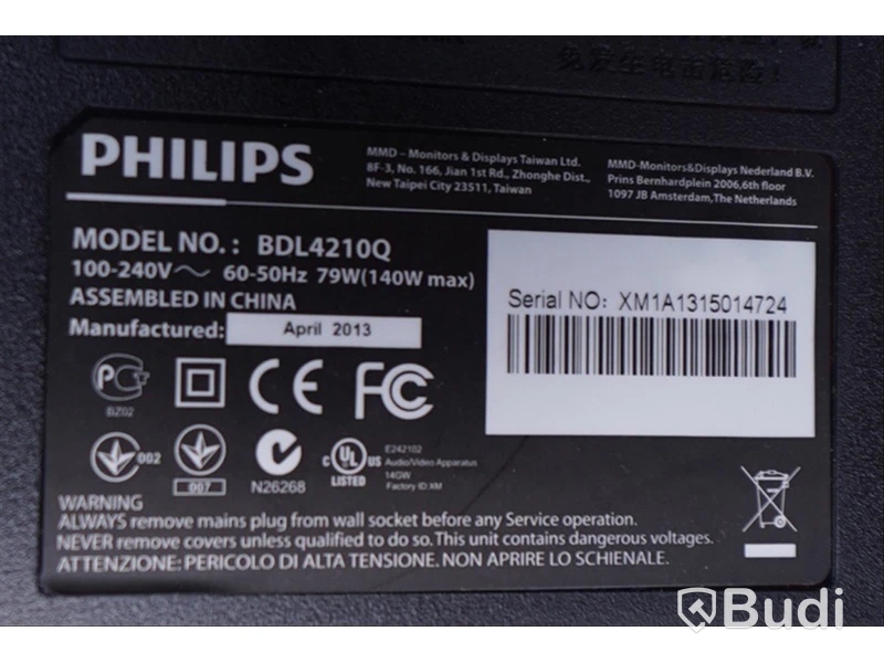 TV 42” Philips BDL 4210Q