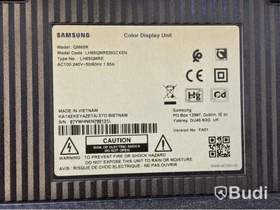 TV-skärm Samsung, QM65R, 65 tum 4K