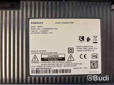 TV-skärm Samsung, QB65R, 65 tum 4K