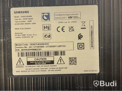 TV-skärm Samsung, UE55TU8305K, 55 tum TU8305 Crystal UHD 4K Smart TV Curved