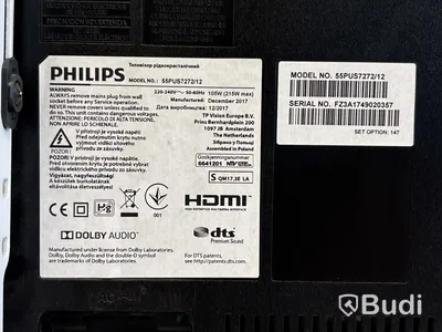 TV-skärm Phillips, 55PUS7272/12, 55 tum Slimmad LED-TV med 4K Ultra HD och Android TV