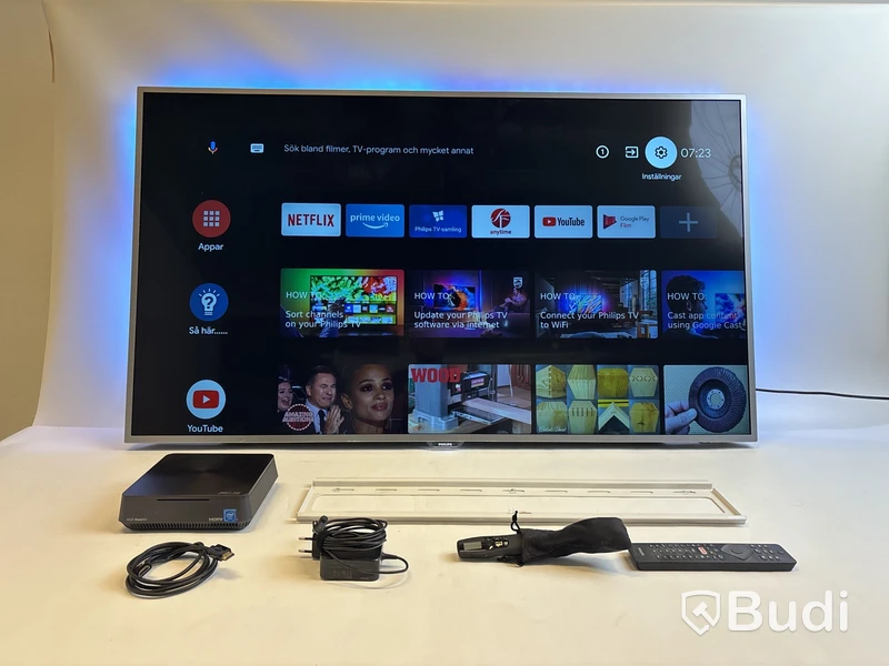 TV-skärm Phillips, 55PUS7272/12, 55 tum Slimmad LED-TV med 4K Ultra HD och Android TV
