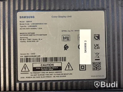 Tv-skärm Samsung, QB65R, 65 tum smart digital signage display 4K