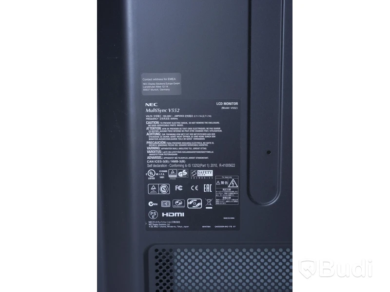 TV-skärm NEC 55 tum, Modell: V552