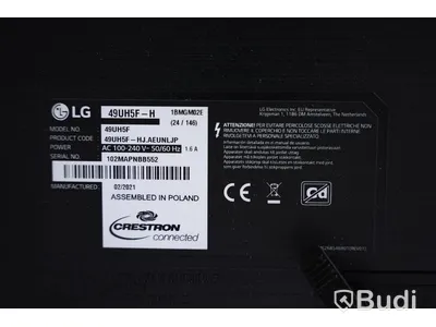LG 49" UH5-F LED TV-skärm med väggfäste
