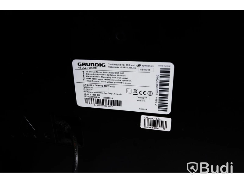 TV - 46" Grundig 46VLE7139 med fjärrkontroll. Funktionstestad, bruksskick